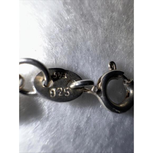 925 Sterling Silver Heart Chain Bracelet Made With SWAROVSKI  Red Crystal Hearts - Picture 11 of 12